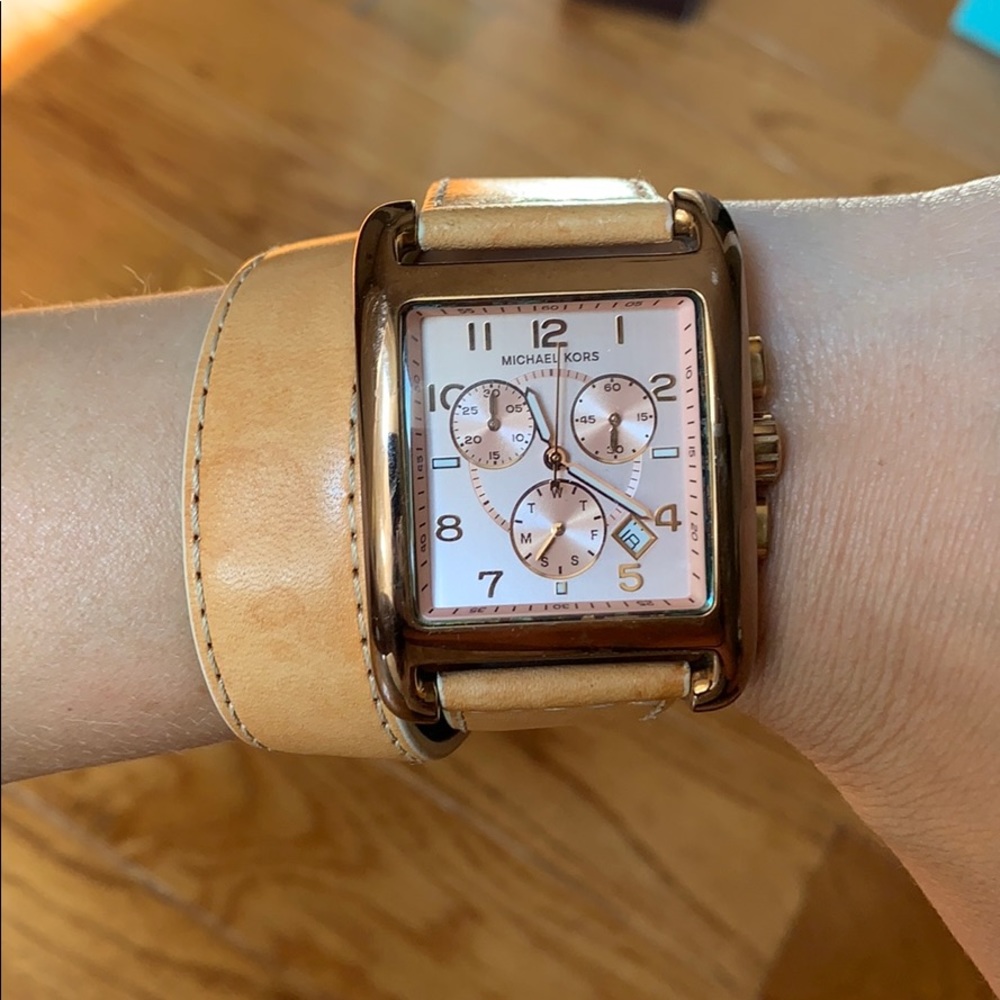Michael Kors Double wrap watch rose gold